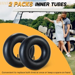 2 Pack 15×6.00-6 Inner Tube | Durable Replacement Tire Tubes with TR-13 Valve…