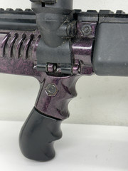 Vintage TIPPMANN Model 98 Purple Marbleized Paintball Gun Marker UNTESTED READ