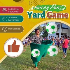 Giant Granny Pants Yard Game Set for Adults & Family Outdoor Party Fun