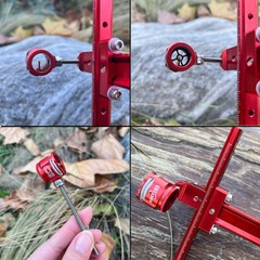 Recurve Bow Sight 1 Pin Scope .019″ Optical Fiber Archery Bow Hunting Target US