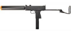 FULL SEMI AUTO SMG MAC 11 GAS BLOWBACK TSD METAL AIRSOFT RIFLE W/MOCK SUPPRESSOR