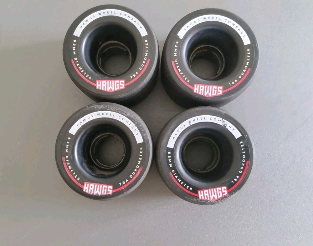 Hawgs Fatty longboard skateboard wheels 63mm diameter 78a durometer 4-count