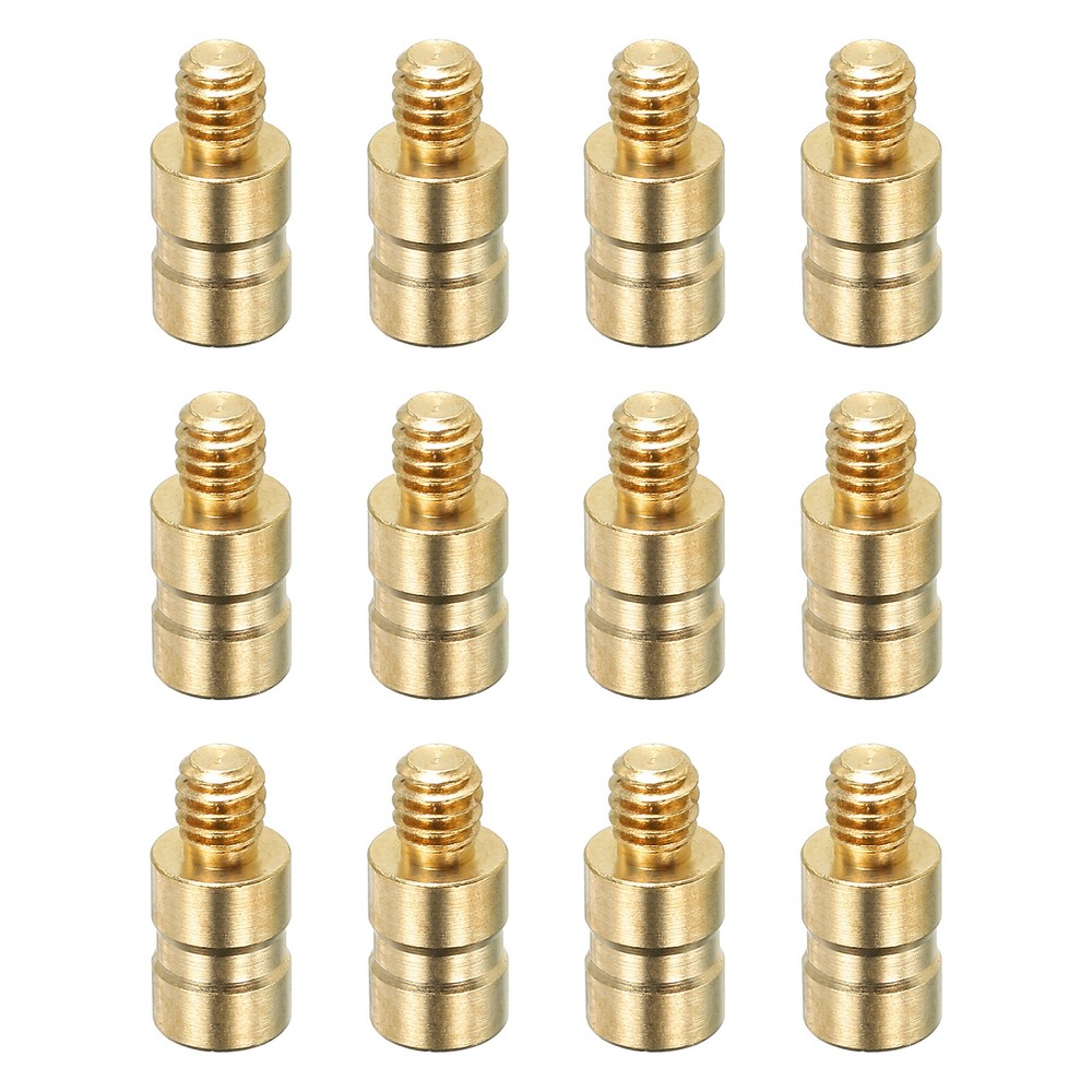 16Pack 25 Grain Archery Arrow Brass Insert for 6.2mm Carbon Arrows