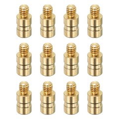 16Pack 25 Grain Archery Arrow Brass Insert for 6.2mm Carbon Arrows