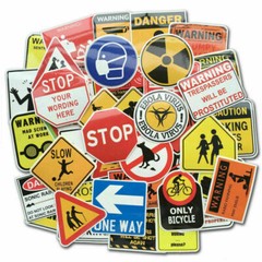 50Pcs Vinyl Warning Skateboard Stickers bomb Laptop Luggage Car Decals Dope Lot