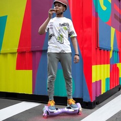 Jetson All Terrain Electric Hoverboard Self Balancing Scooter LED Lights, Purple