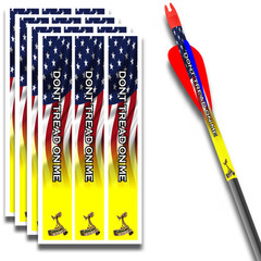 Arrow Wraps Qty. 14 Printed Don’t Tread on Me Patriotic American Flag Design