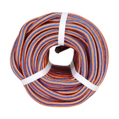 1/2″ 100/150FT 12 Strand Braided Rope Tensile Strength 8000 Pounds Blue&Orange