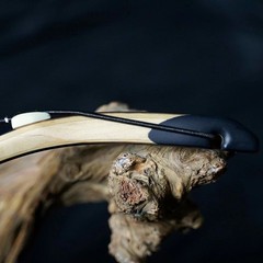 AF Black Laminated Turkish Recurve Horse Bow QueYue 30-45lbs for Hunting