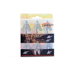 Archery Broadheads 100 Grain Compound Bow Hunting 3 Blade Fixed Arrowheads Tip
