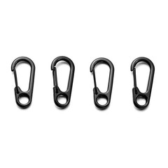 10 Pcs Mini Heavy Carabiner Snap Hook Clip Aluminum Outdoor Camping Key Chain US