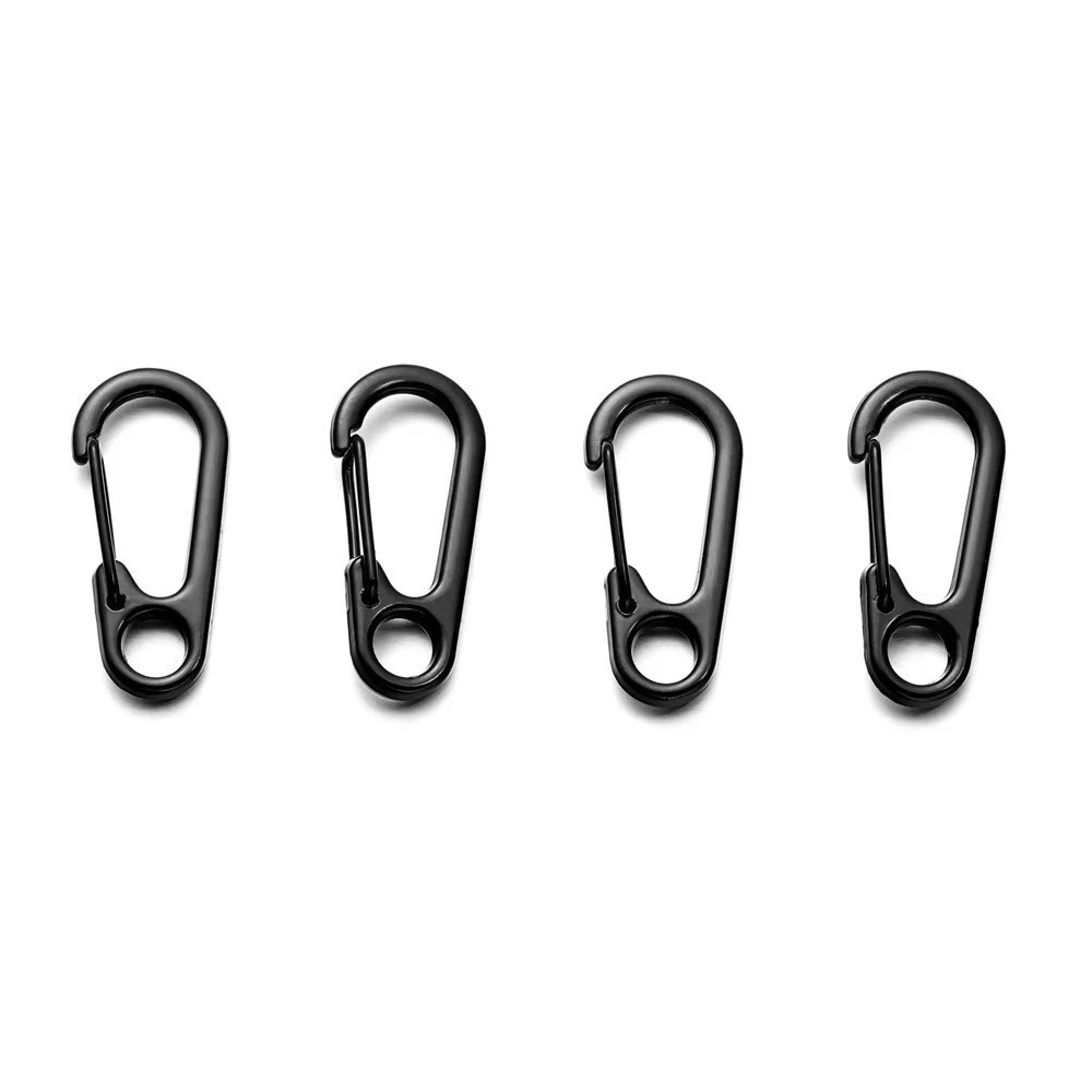 10 Pcs Mini Heavy Carabiner Snap Hook Clip Aluminum Outdoor Camping Key Chain US