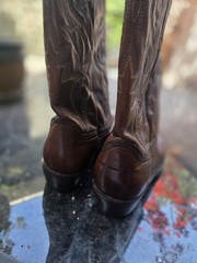 Dan Post Brown Leather Western Cowboy Boots Men’s US 10 DP 2117