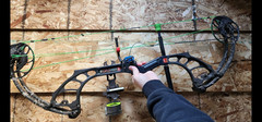 PSE Evo RH 60# 25-30″ Adjustable. Normal wear. Bare Bow Only. No Accessories.