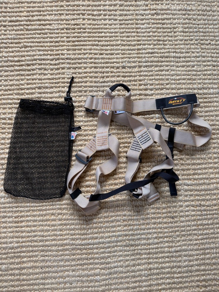 Misty Mountain Milroc Military Climbers Sit Harness with Mesh Bag
