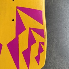 Yellow Vision Gator Skateboard Deck – Reissue – New !!! HTF See Pics