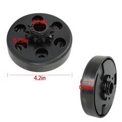 For 40,41,420 Chain 6.5HP Centrifugal Go Kart Clutch 3/4″ Bore 10 Tooth 10T