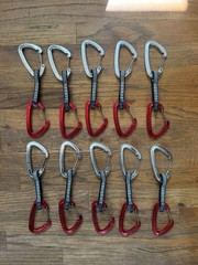 WILD COUNTRY Wild Wire Quickdraw Lot x10 Dyneema Sport Trad Climbing Draws
