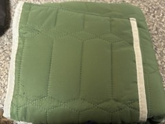 Niuartu Golf Cart Seat Cover Waterproof Storage Pockets Non-Slip Green And Tan
