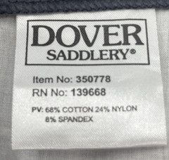 Dover Saddlery Gray Wellesley Tech Knee-Patch Riding Breeches Womens Sz 34 NEW