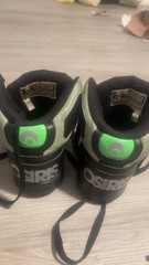 Osiris Men’s Black Green High Top Skateboarding Shoes US Size 10