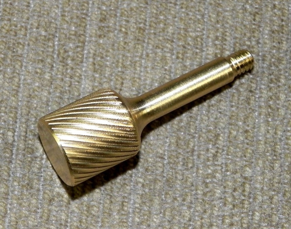 WOW Custom BRASS Diagonal Half Knurl Drum Handle for Crosman 2240 2250 1322 1377