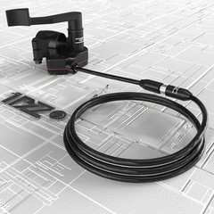 1PZ TA1-S22 Heavy Duty 7/8» 22mm Thumb Throttle Cable Accelerator Handle Ass…