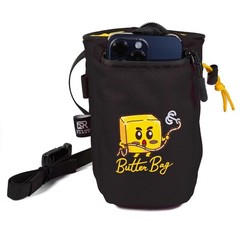 Nips and Randy Rock Climbing Chalk Bag | Black | Butter Bag | Bouldering