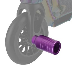 Purple Freestyle Kick Scooter Alloy Stunt Pegs (Set of 2)