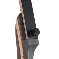 Archery 62″ Takedown Recurve Bow 20lbs-50lbs Wooden Riser Hunting Carbon Arrows