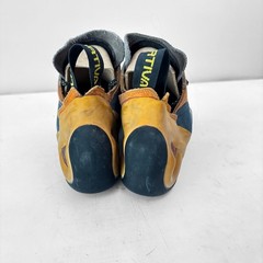 La Sportiva Finale Rock Climbing Shoes Mens 12 Grey Orange Lace Up