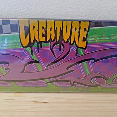 Creature 72 Cutmore PowerPoint Skateboard Deck 8.25″ NEW Factory Sealed NOS