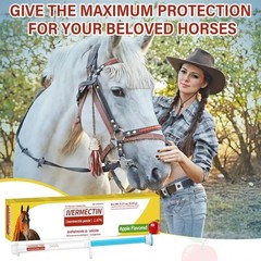 10 Pack Horse Wormer Paste Apple Flavor Fast Ship Exp 01/2028 Sale
