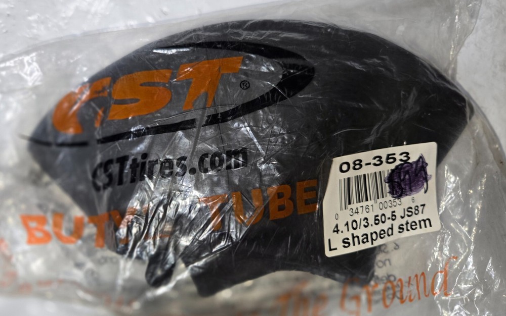 CST 4.10/3.50-5 Inner Tube with JS87 L-Stem 90 degree 08-353