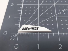 100 Pack AAE Pro Max 3D Archery Vanes: 1.7″ White: USA Seller