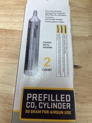 SIG SAUER AIRGUNS 90 Gram CO2 Cylinders (AC-90-2) PACK OF TWO (2)