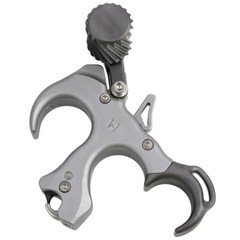 Archery Compound Bow Release Aids 3 Finger Thumb Trigger AdjustableTarget Hunt
