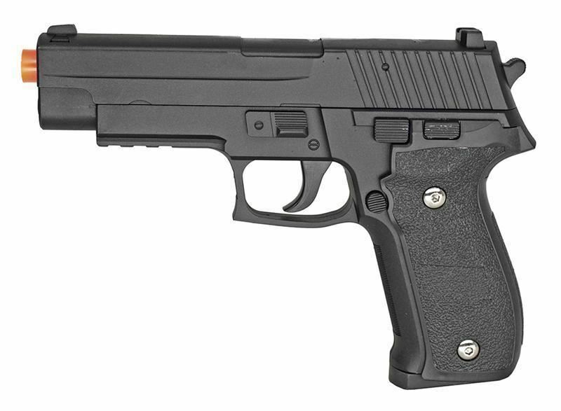 UKARMS Metal G26B Spring Airsoft Pistol Black Shoots 280 FPS