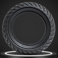 2 PCS 10×3.0 255×80 (80/65-6) Solid Tire,10 Inches Electric Scooter Wheels 10…