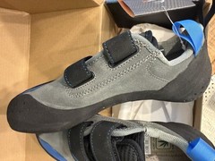 Climb X Climbing Shoe Size 7.5 Rave Strap Grey Women 8.5- No Box