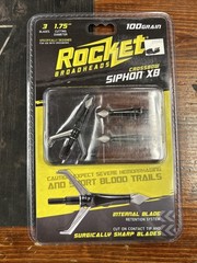 Rocket 3 Blade 1.75” Cutting Diameter 100 Grain Broadheads