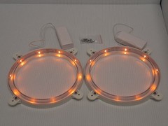Cornhole Led Lights set Amber Orange Color