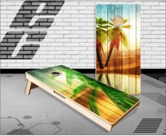 Desert Landscape Cornhole Boards Bean Bag Toss Game