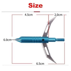 12Pcs 100 Grain Hunting Swhacker Broadheads Compound Bow Crossbow Arrow Tips