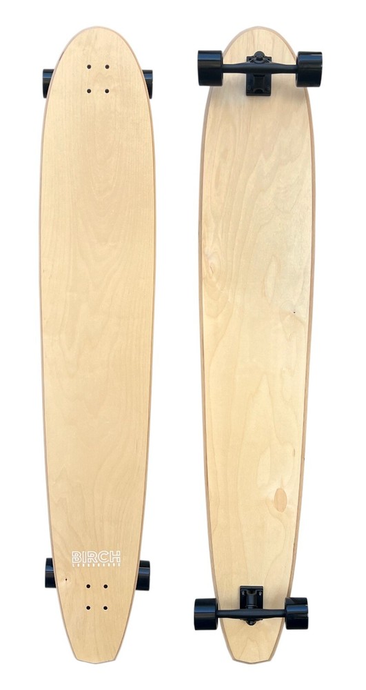 60″ Cruiser Longboard Skateboard by BIRCH – Complete Long Board MADE IN USA