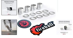 High-Performance Skateboard Aluminum Spacer & Zinc Speed Rings – 12 Count Set