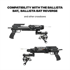 BALLISTA Crossbow Bowfishing Set – Spincast Reel, Mount, Sleeve, Ring, 3 Arrow