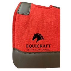Wool Felt Saddle Pad with Leather | Western Riding Pad | 30X30″ & 32X32″