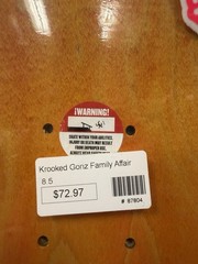 Krooked Gonz Family Affair Skateboard Deck 8.5×31.8 Mark Gonzales New Sealed A31
