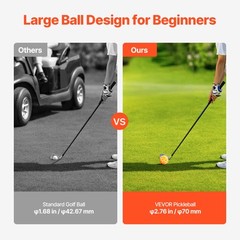 VEVOR Backyard Golf Game 9 Hole Portable Outdoor Bucket Golf Game for Kids and